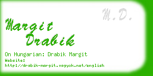 margit drabik business card